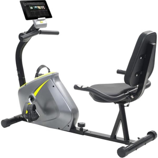 vidaXL - Ligfiets - hometrainer - magnetisch - met - hartslagmeter