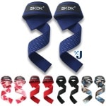 Anti-Slip Silicone Weightlifting Straps - 1 Paar Groene Lifting Polsbanden voor Krachttraining, Crossfit en Deadlifts, Handgrepen met Polssteun voor Extra Grip en Sterkte