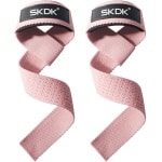 Anti-Slip Silicone Weightlifting Straps - 1 Pair Pink Lifting Wrist Support Hand Grips - Voor Strength Training, Deadlifts & CrossFit - Verbetert Grip & Veiligheid