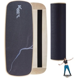 Balansbord Hout | Indoor Balance Board voor Coördinatietraining en Krachttraining | Ideaal voor Revalidatie en Fitness