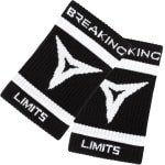 Breaking Limits Sweat Bands - Zweetbandjes voor Pols & Onderarm - Ideaal voor CrossFit, Fitness & Krachttraining - Unisex - Zwart - 2 Stuks