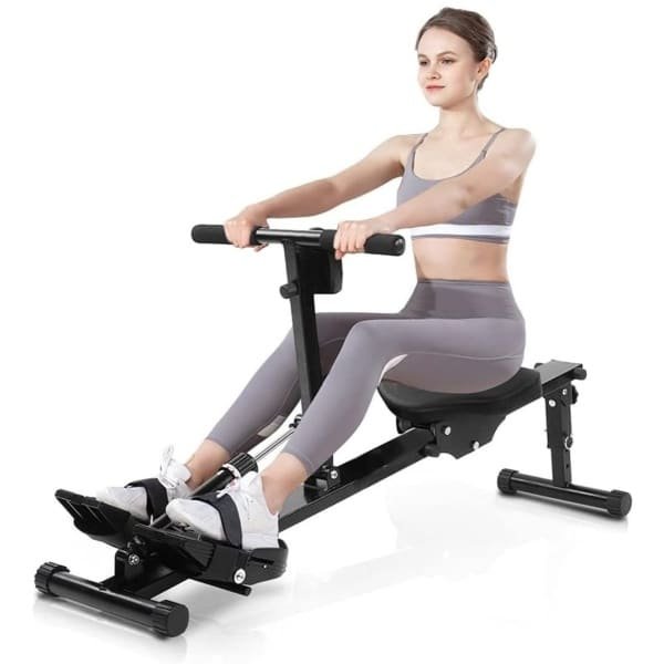 DD® Roeitrainers - Hometrainers - Roeimachine - 130x21x65cm - Zwart