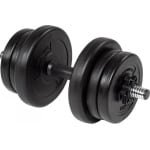 Duke Fitness Dumbbell Set 10 kg - 30mm boring - Stersluiter- 9delig- Halterset met Verstelbare Gewichten - Ideaal voor Krachttraining Thuis