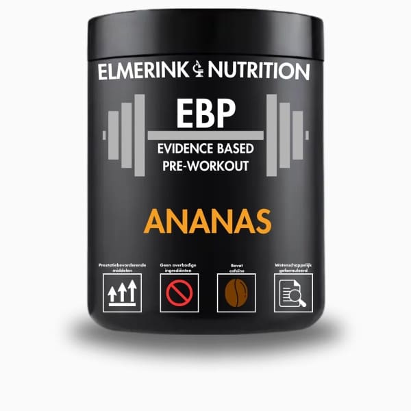 Elmerink Nutrition - Evidence Based Pre-Workout Ananas - 60 Doseringen