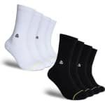 FLINCK Pro Sportsokken Essentials (4-Pack) Zwart en Wit - Maat 36-38 - Superieure Kwaliteit - Unisex - Naadloos Ontwerp voor Crossfit, Hardlopen, Fitness, Fietsen en meer