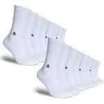 FLINCK Pro Sportsokken Essentials (8-Pack) Wit - Maat 36-38 - Superieure Kwaliteit - Unisex - Naadloos Ontwerp voor Crossfit, Hardlopen, Fitness, Fietsen en meer