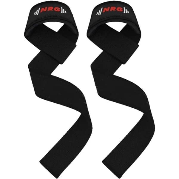 Lifting Straps voor Krachttraining en Bodybuilding - 52cm Lange Polsbanden - Gewichtheffen Handschoenen - Lifting Grips Zwart voor Mannen en Vrouwen