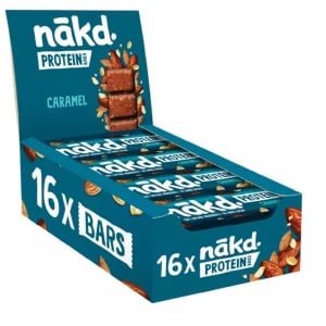NAKD Protein Bar - Eiwitreep - Eiwitrepen - Caramel - 720 gram (16 repen)