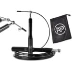 NP Sports - Springtouw Volwassenen - Springtouwen - Fitness - Crossfit springtouw - Verstelbaar - Zwart