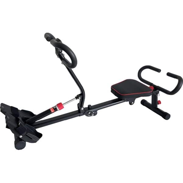 Orange Gym, inklapbare Roeitrainer - Roeimachine - Roeiapparaat - 12 weerstandsniveaus - Digitaal display - Fitnessapparaat voor thuis