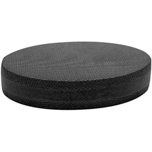 Ovale balanskussen - coördinatietrainer voor yoga en fitness - zacht en comfortabel - full-body training - core stabiliteit en krachttraining - zwart