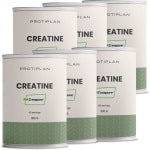 Protiplan | Creatine Unflavoured | 100% Creapure | 6 stuks | 6 x 300 gram