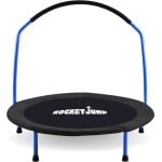 RocketJump - Fitness trampoline - 91cm - Belastbaar tot 100 kg - Hometrainer - Sport Trampoline - Zwart