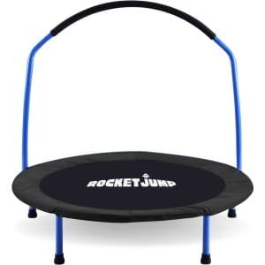 RocketJump - Fitness trampoline - 91cm - Belastbaar tot 100 kg - Hometrainer - Sport Trampoline - Zwart
