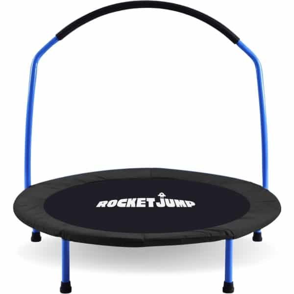 RocketJump - Fitness trampoline - 91cm - Belastbaar tot 100 kg - Hometrainer - Sport Trampoline - Zwart