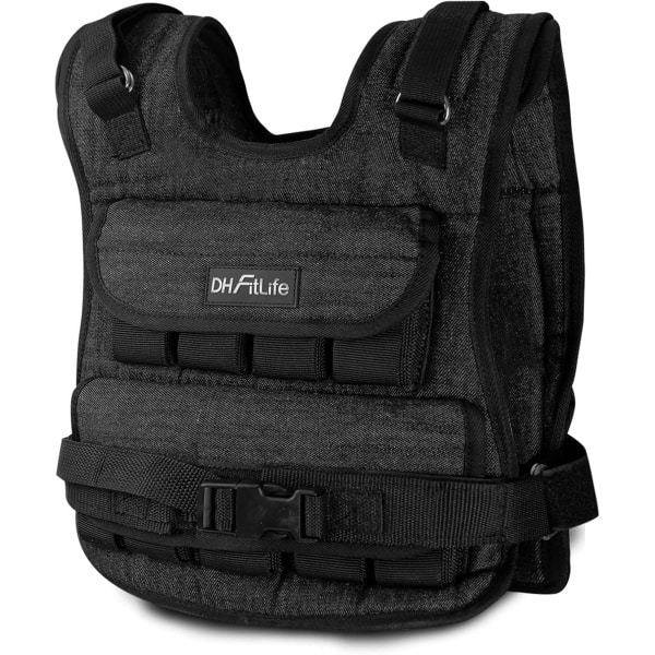 Verstelbaar Gewichtsvest voor Spieropbouw en Krachttraining - 10 KG/20 KG, Compact en Stabiel, Ideaal voor Fitness en Hardlopen
