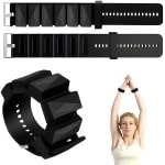 Verstelbare Pols- en Enkelgewichten, 2 Stuks (Elk 0,45 kg), Zwarte Siliconen Gewichtsmanchetten voor Yoga, Pilates, Wandelen, Joggen, Cardio en Aerobics - Geschikt voor Dames en Heren