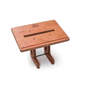 WaterRower Laptop Steun Beuken Vintage - Houten Laptophouder voor Roeitrainer - Geschikt voor Laptops tot 17 Inch - Eenvoudige Montage - Veiligheidsrand - Diverse Houtsoorten