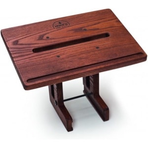 WaterRower Laptop Steun Beukenhout - Houten Laptophouder voor Roeitrainer - Geschikt voor Laptops tot 17 Inch - Eenvoudige Montage - Veiligheidsrand - Diverse Houtsoorten