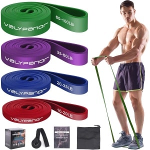 Weerstandsbanden Set met 4 Niveaus voor Fitness, Yoga en Krachttraining