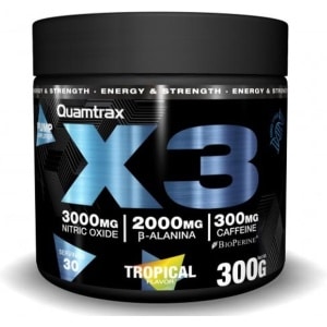 X3 Pre-Workout 30servings Tropical