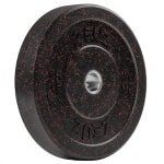 ZEUZ 1 Stuk Halterschijf 25 KG - Gewichten Set - 25kg Bumper Plates voor 50 mm Halter - voor CrossFit & Fitness