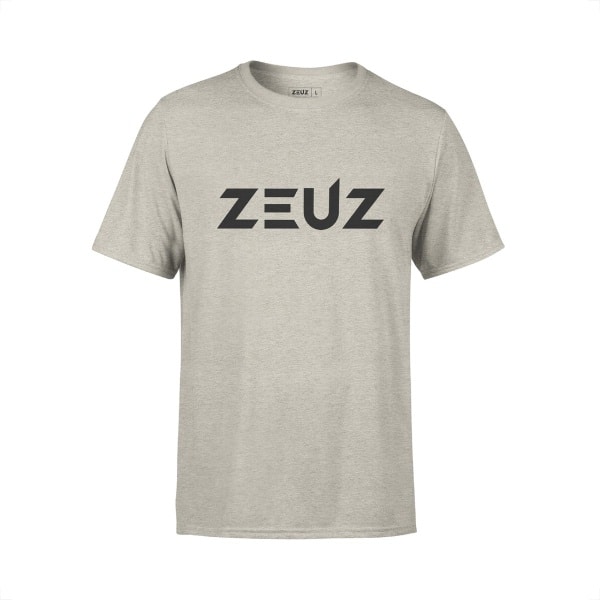 ZEUZ Sport T-Shirt Unisex - Sportkleding Man & Vrouw - Fitnesskleding Heren & Dames - Kleding voor Fitness, CrossFit & Gym - Maat XL - Sand / Beige