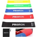 set fitnessbanden met 5 sterktes, weerstandsbanden, lus tapes; ideaal voor spieropbouw, fysiotherapie, pilates, yoga, gymnastiek en crossfit