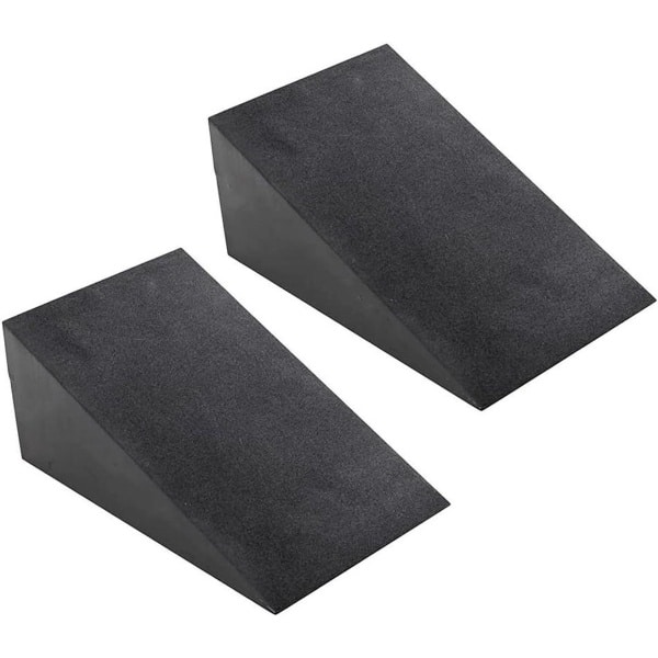 2 stuks verstelbare yogablokken wig voor yoga en yogamatten - squathelling plank voor krachttraining van kniebuigingen en deadlifts