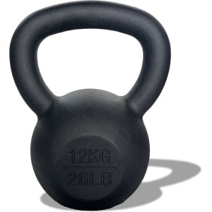 AJ-Sports Kettle Bell Pro Gietijzer 12kg - Kettlebell - Gewichten - Krachttraining - Zwart - Fitness - Geschikt voor Crossfit & Fitness