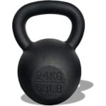 AJ-Sports Kettle Bell Pro Gietijzer 24kg - Kettlebell - Gewichten - Krachttraining - Zwart - Fitness - Geschikt voor Crossfit & Fitness