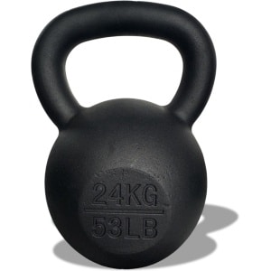 AJ-Sports Kettle Bell Pro Gietijzer 24kg - Kettlebell - Gewichten - Krachttraining - Zwart - Fitness - Geschikt voor Crossfit & Fitness