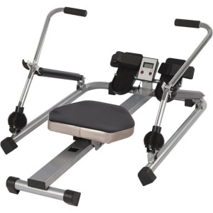 CLGP® Roeitrainer Inklapbaar - Hometrainer - Roeimachine Fitness - Zilver