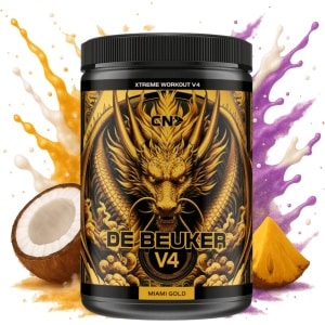 CN Supplements - Pre-Workout - De Beuker - Xtreme Workout V4 - (500 gram) - Miami Gold - Fitness - Supplement - Joël Beukers