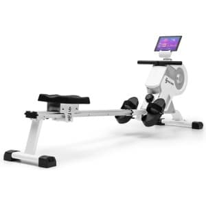 Capital Sports Stream M1 Magnetische Roeitrainer - Roeimachine - 8 Standen - Magneetweerstand - Tablethouder - Trainingscomputer Met LCD-Display - Aluminium - Wit