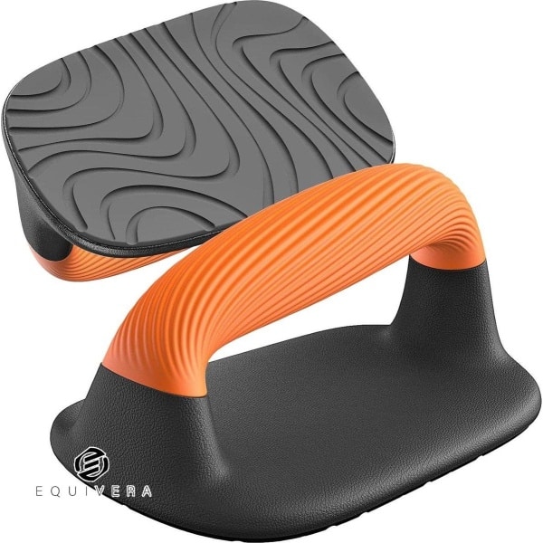 Equivera Push-up bars anti-slip zachte kunststof - push-up stands met onderkant anti-slip pad - krachttraining apparatuur voor vloertraining opdruksteunen