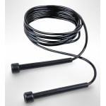 FIGHTSENSE Springtouw - Verstelbaar Speed Rope - Lichtgewicht - Fitness, Boksen, Cardio - Zwart