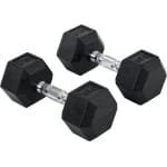 Fitgoodz - Dumbbells - Hexa dumbbell - Set 2x 10 Kg - Hex Dumbbel - Krachttraining - Crossfit