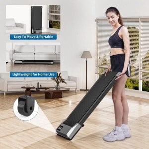 GlobalCondor - Superun - 80CM - Riem - Lange - Loopband - 2,2 pk - Voor - Thuis - Kantoor - Wandelen - Hardlopen - Lopen - 2 in 1 - Draagbare - Loopband - Onder - Bureau - Geluidsarm - Voor - Kantoor