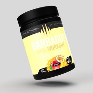 Go Hard Nutrition - Stimhead pre-workout - Barbados Tropical
