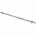 Gymtek® Halterstang - 120 cm lengte, ∅28 mm - Halter Stang voor Krachttraining, Home Gym, Fitness - incl. Stersluitingen