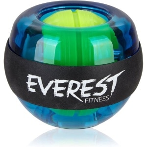 Gyroscopische Handtrainer Bal voor Krachttraining van Hand- en Armspieren - Neonblauw/Zwart