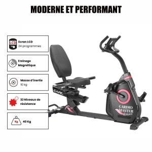 Halfliggende hometrainer - CARE - CARDIO MASTER DELUXE