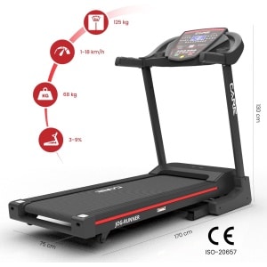 Loopband - 18 km/u - CARE - JOG RUNNER - KINOMAP