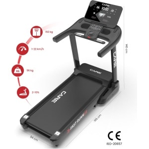 Loopband - 22 km/u - CARE - Fast Runner SP- KINOMAP