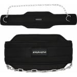 MyBodyFuel Dip Belt - Gewicht Riem voor Fitness, CrossFit & Calisthenics - One Size - Zwart