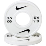 Nike Halterschijven paar 0.5 kg - Gewichtsschijf met Rubbercoating - 50 mm - Voor Gecontroleerde Progressie & Krachttraining