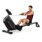 Roeimachine - Magnetische Roeitrainer - Roeiapparaat - Opvouwbare - 16 Niveau Weerstand - Bluetooth Connectie - LCD Display - Elektronische Gripbediening - Max 159kg - Ergonomisch Ontwerp - Thuis Fitnessapparaat
