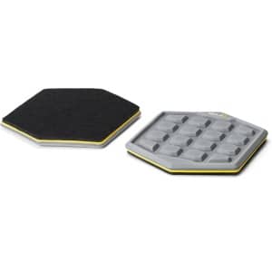 SKLZ Court Slidez Pro - Stabiliteit Schijven - Inclusief Online Trainingsvideo's en Draagtas - Cardio Training - Grijs