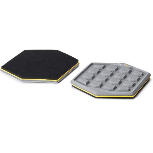 SKLZ Court Slidez Pro - Stabiliteit Schijven - Inclusief Online Trainingsvideo's en Draagtas - Cardio Training - Grijs
